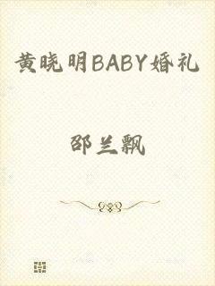 黄晓明BABY婚礼